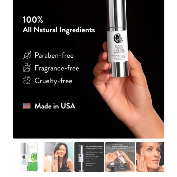 Peptide Complex Serum by Microderm GLO Best Skin Toning Facial Tightening - Picture 5 of 8